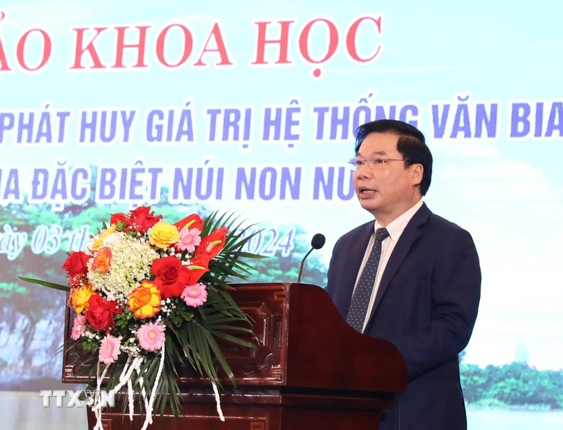 Ninh Bình: Phát huy giá trị văn bia ở Di tích Quốc gia Đặc biệt núi Non Nước